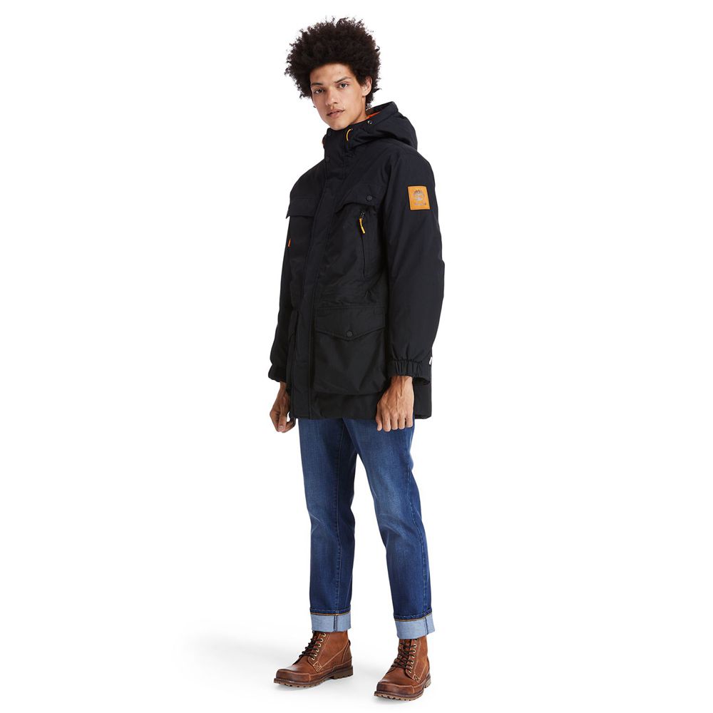 Geaca Timberland Barbati Negrii - Outdoor Heritage Expedition Parka - Romania - FLXSUB610